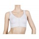 Surgical Mastectomy Bra Molded Cup With Breast Forms Pockets Surgical Mastectomy bra with molded cups, cotton breast forms pockets and front closure