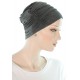 Elegant and Simple bamboo hats for chemo patients dark grey color for women with Cancer