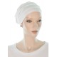 Simply Bamboo cancer hat in white color for women with Cancer