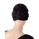 Turban chimio ComfortMix de couleur noire