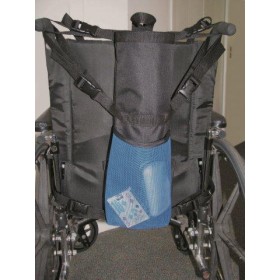 Wheelchair Oxygen Tank Holder With Pocket