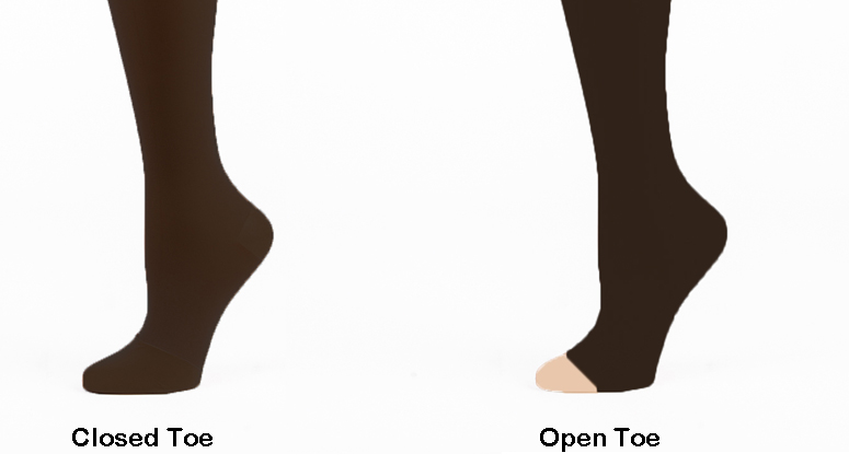 Compression Stockings - Open Toe vs Closed Toe