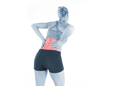 Functional back supports for the reduction of lordosis